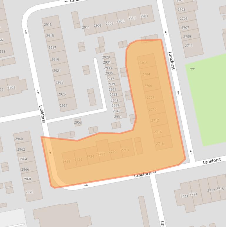 Kaart van postcodegebied 6538HB.