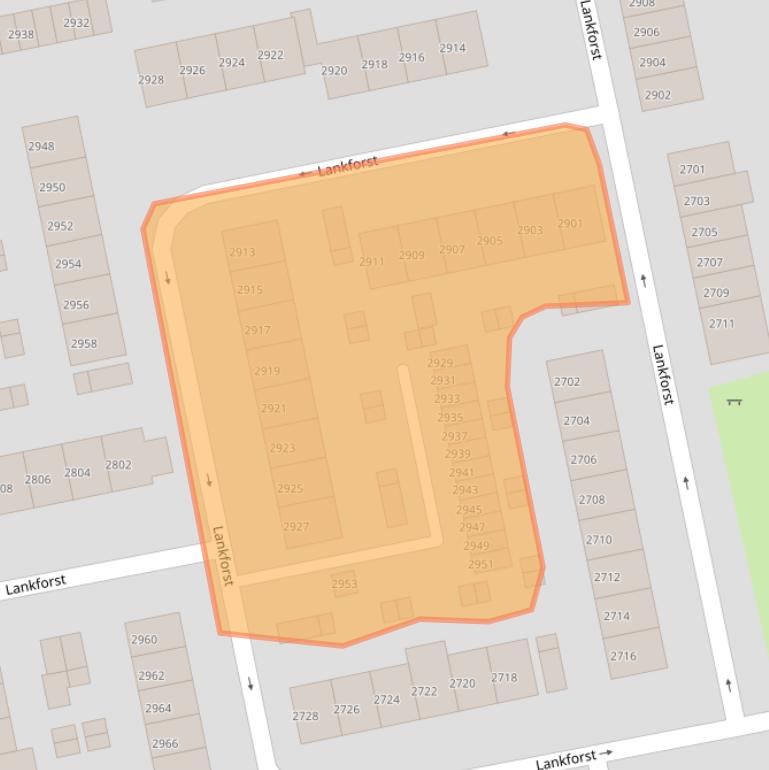 Kaart van postcodegebied 6538HC.