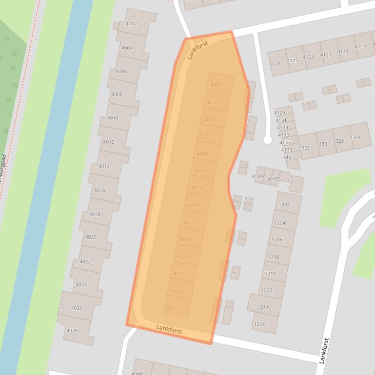 Kaart van postcodegebied 6538HN.