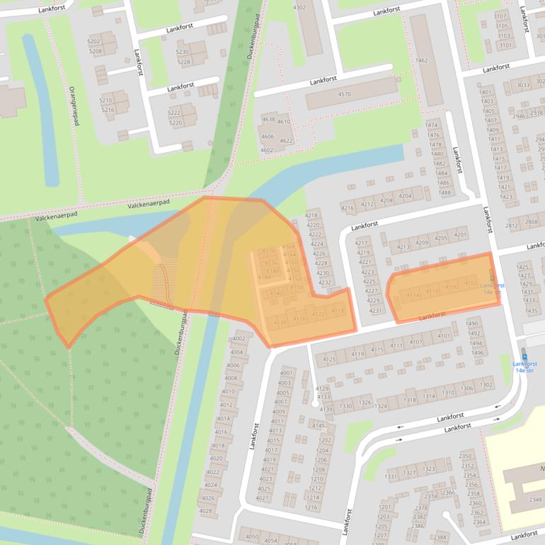 Kaart van postcodegebied 6538HT.