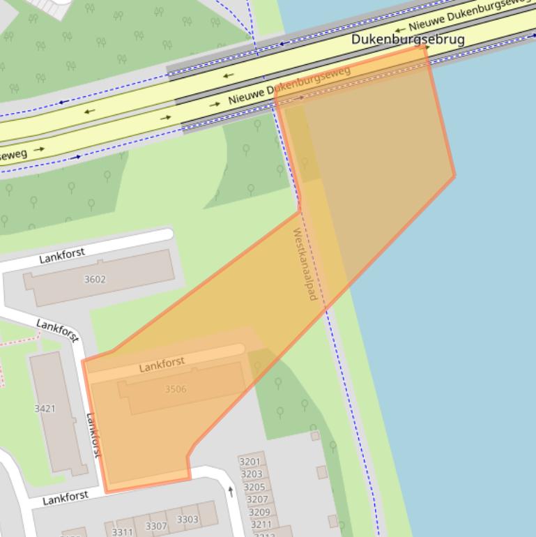 Kaart van postcodegebied 6538JN.