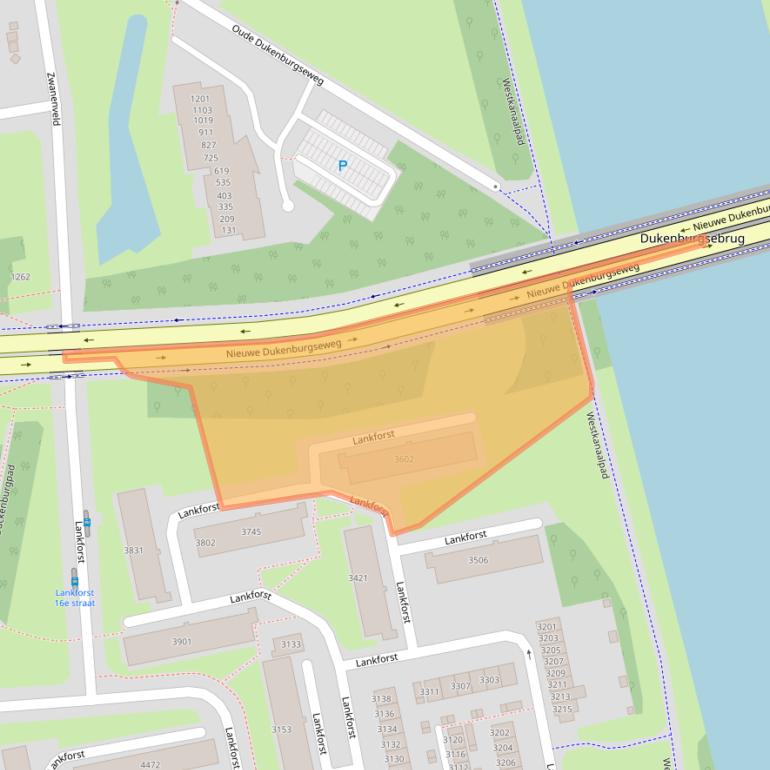 Kaart van postcodegebied 6538JP.