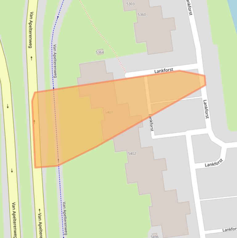 Kaart van postcodegebied 6538KP.