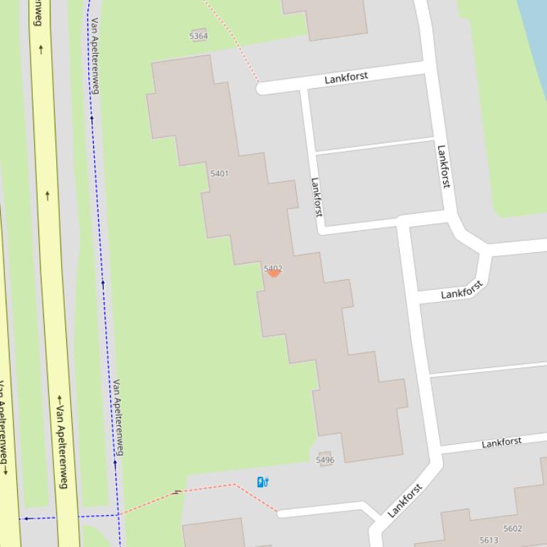 Kaart van postcodegebied 6538KR.