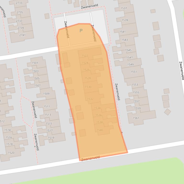 Kaart van postcodegebied 6538LX.