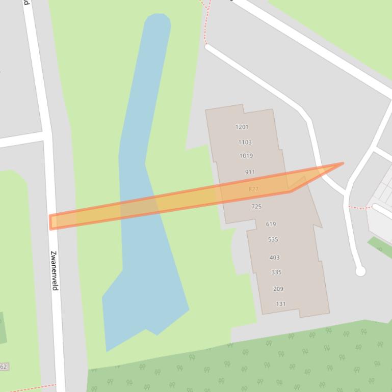 Kaart van postcodegebied 6538MZ.