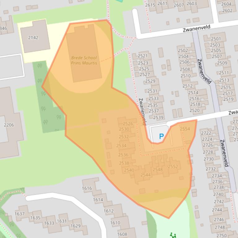 Kaart van postcodegebied 6538NK.