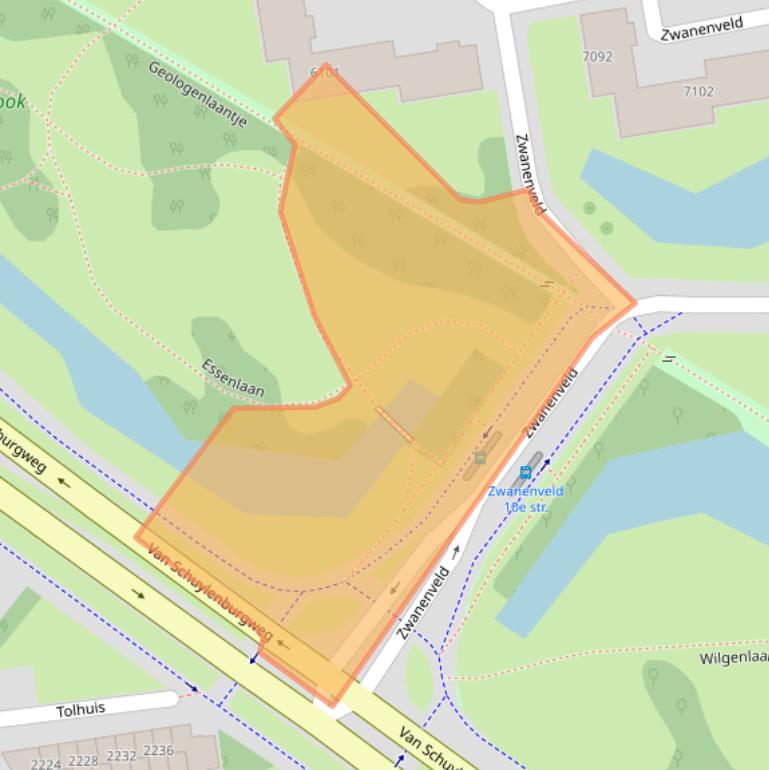 Kaart van postcodegebied 6538PW.