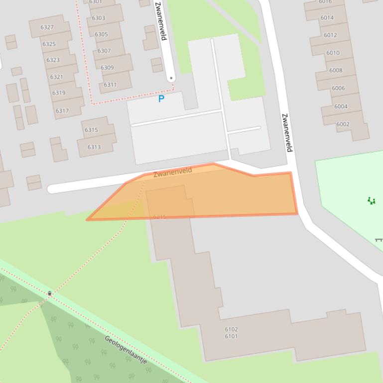 Kaart van postcodegebied 6538RB.