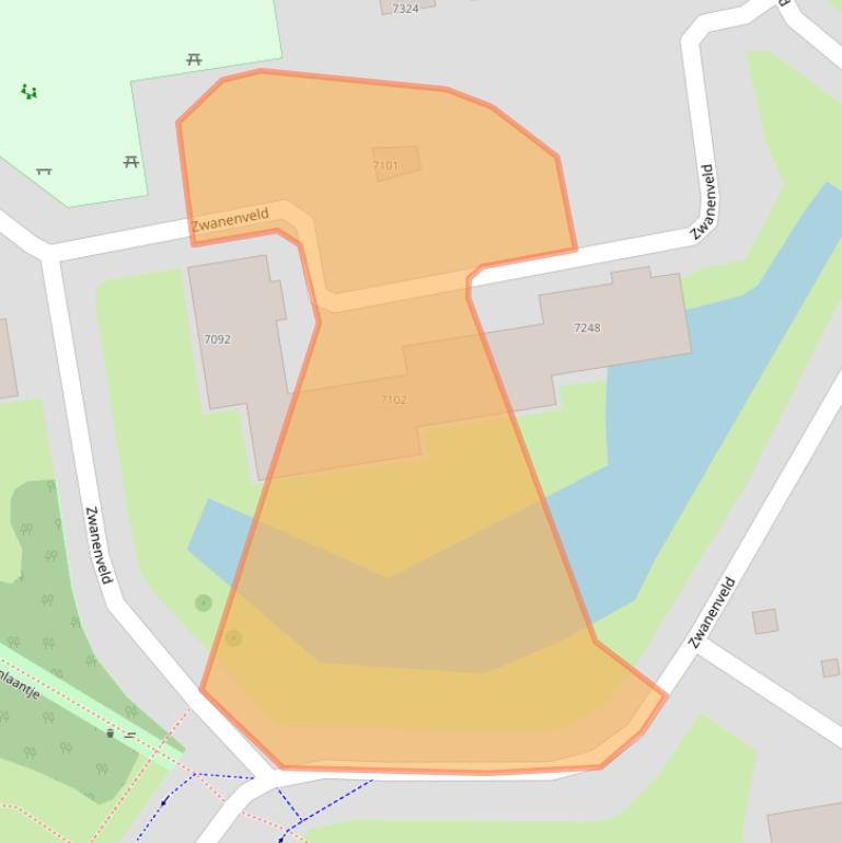 Kaart van postcodegebied 6538RG.