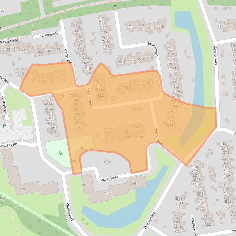 Kaart van postcodegebied 6538TN.