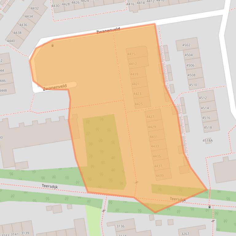 Kaart van postcodegebied 6538XB.