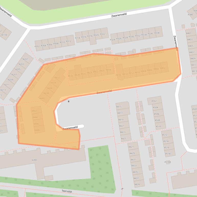 Kaart van postcodegebied 6538XC.