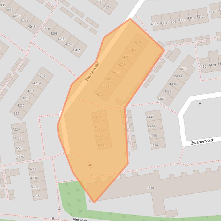 Kaart van postcodegebied 6538XG.
