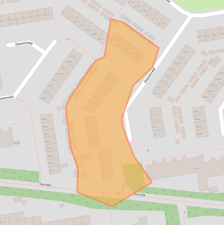 Kaart van postcodegebied 6538XH.