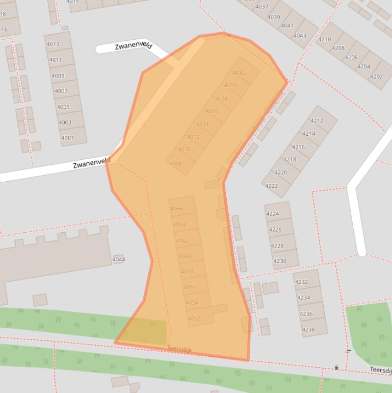 Kaart van postcodegebied 6538XP.