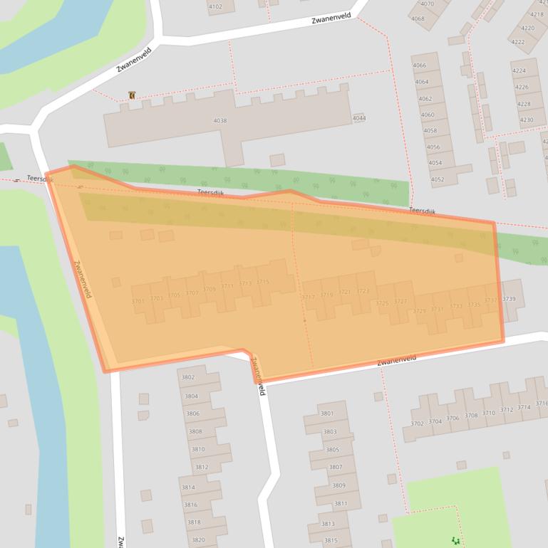 Kaart van postcodegebied 6538XV.