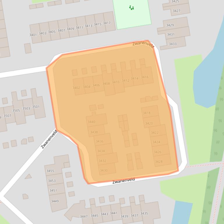 Kaart van postcodegebied 6538ZG.