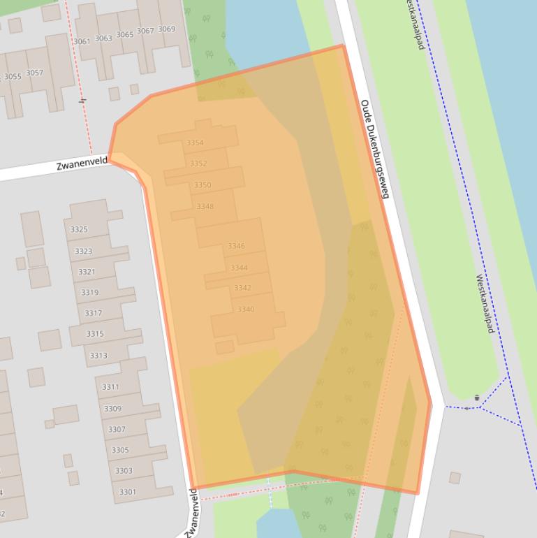 Kaart van postcodegebied 6538ZN.