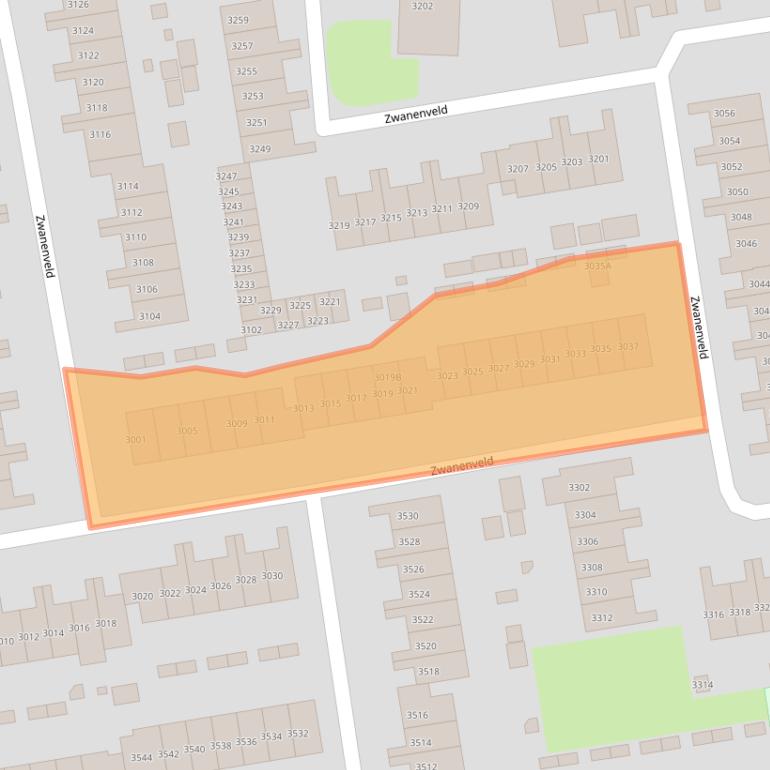 Kaart van postcodegebied 6538ZV.