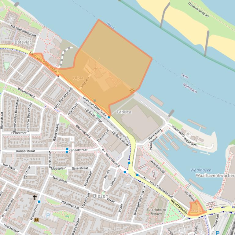 Kaart van postcodegebied 6541AJ.