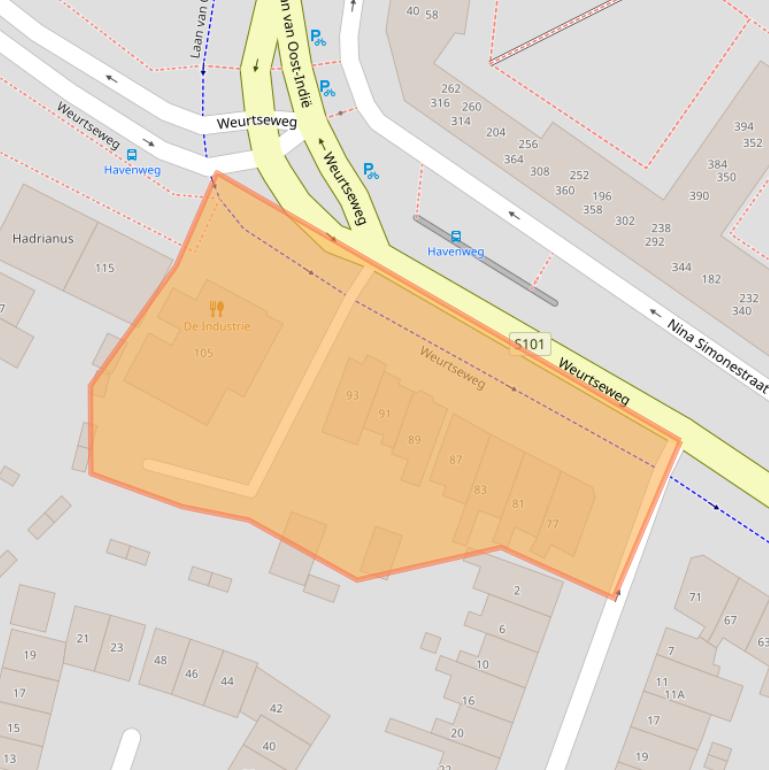 Kaart van postcodegebied 6541AP.