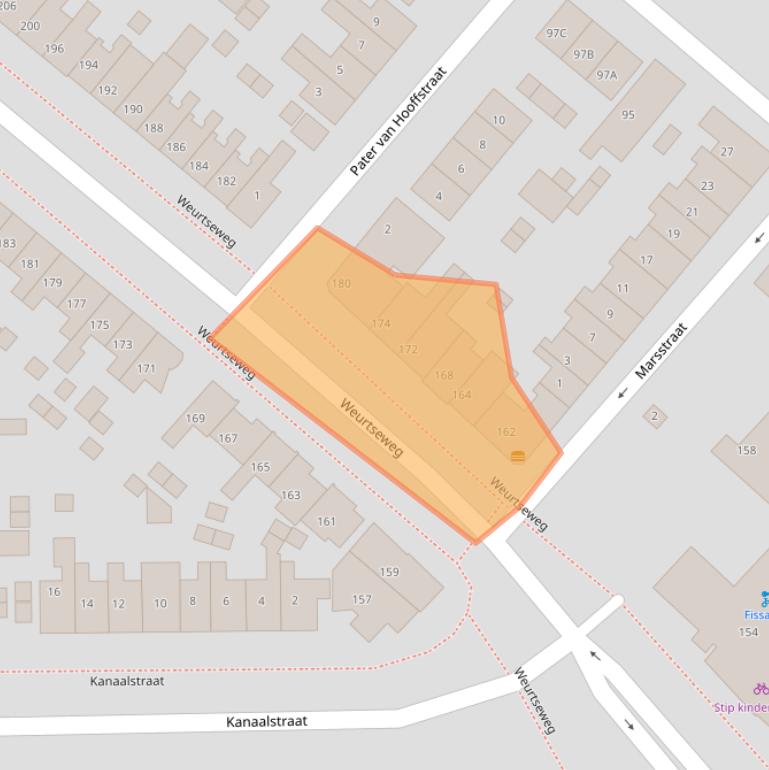 Kaart van postcodegebied 6541BB.