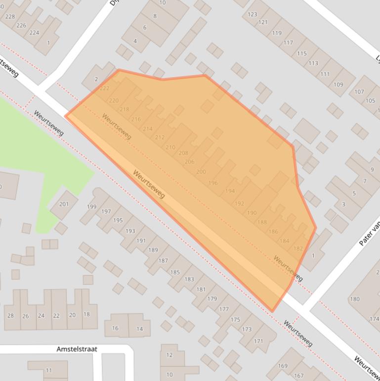 Kaart van postcodegebied 6541BC.