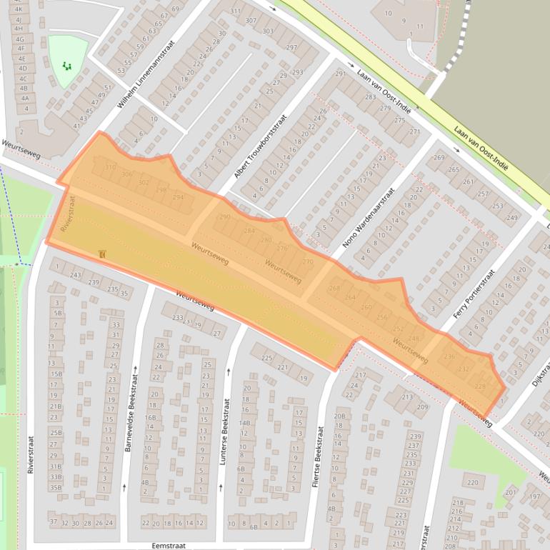 Kaart van postcodegebied 6541BD.