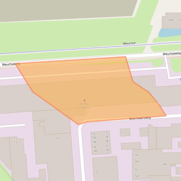 Kaart van postcodegebied 6541BW.