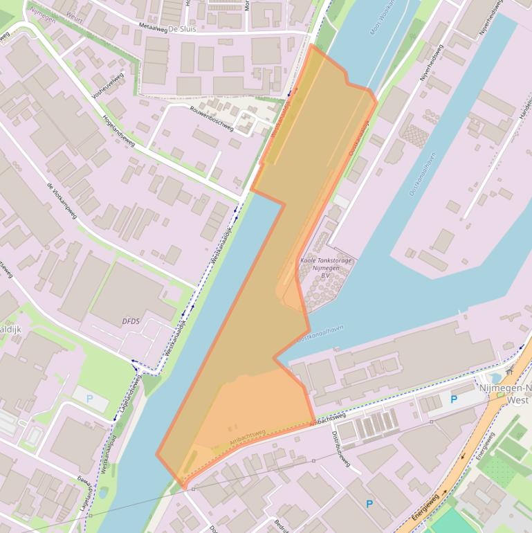 Kaart van postcodegebied 6541CE.