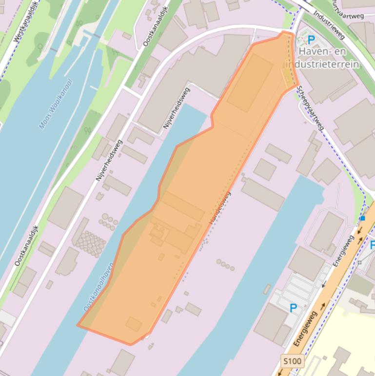 Kaart van postcodegebied 6541CT.