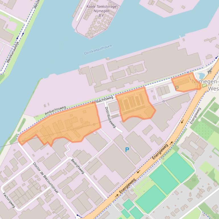 Kaart van postcodegebied 6541DA.