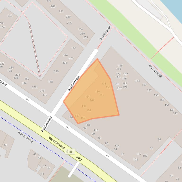 Kaart van postcodegebied 6541ED.