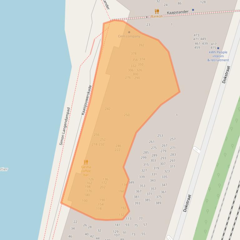 Kaart van postcodegebied 6541EW.