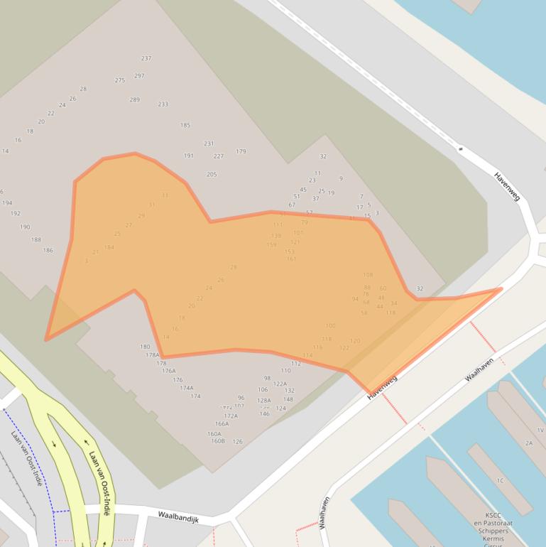 Kaart van postcodegebied 6541GJ.