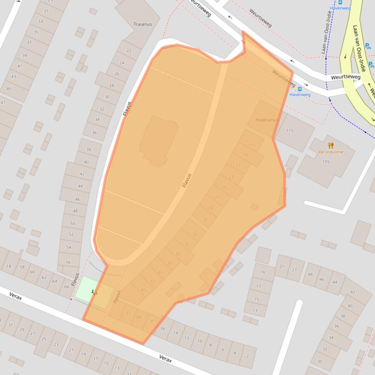 Kaart van postcodegebied 6541LJ.