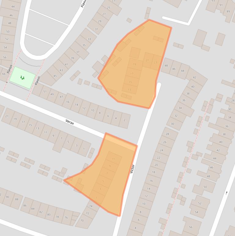 Kaart van postcodegebied 6541LL.