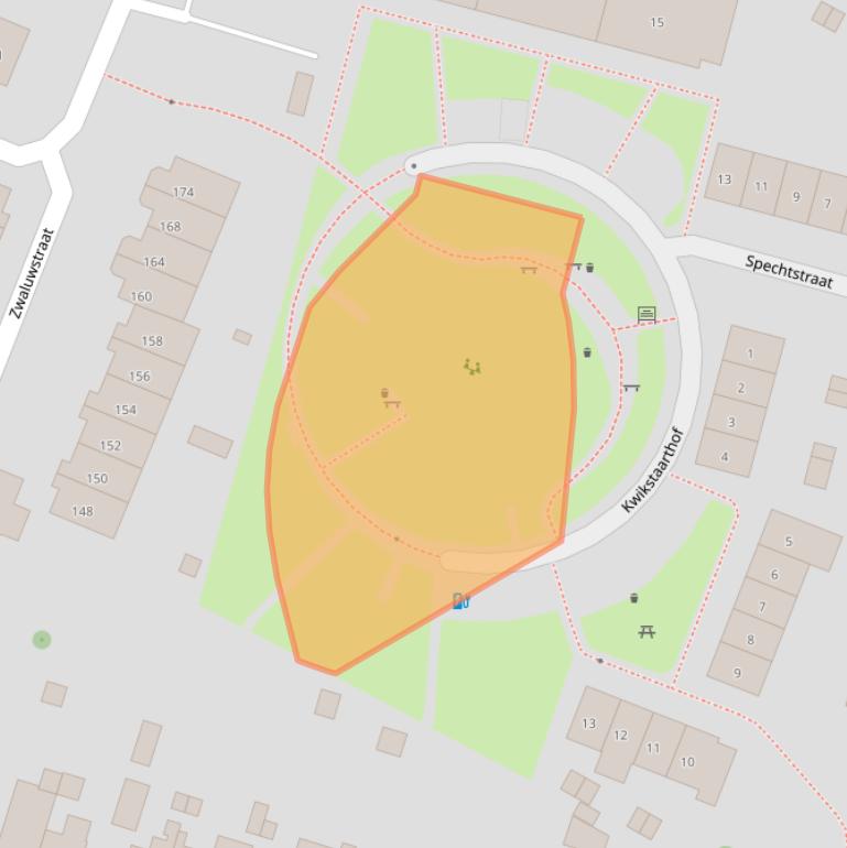 Kaart van postcodegebied 6541MC.