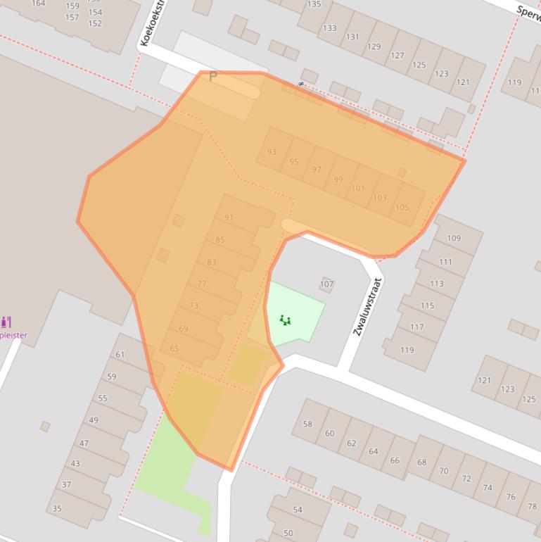 Kaart van postcodegebied 6541NX.