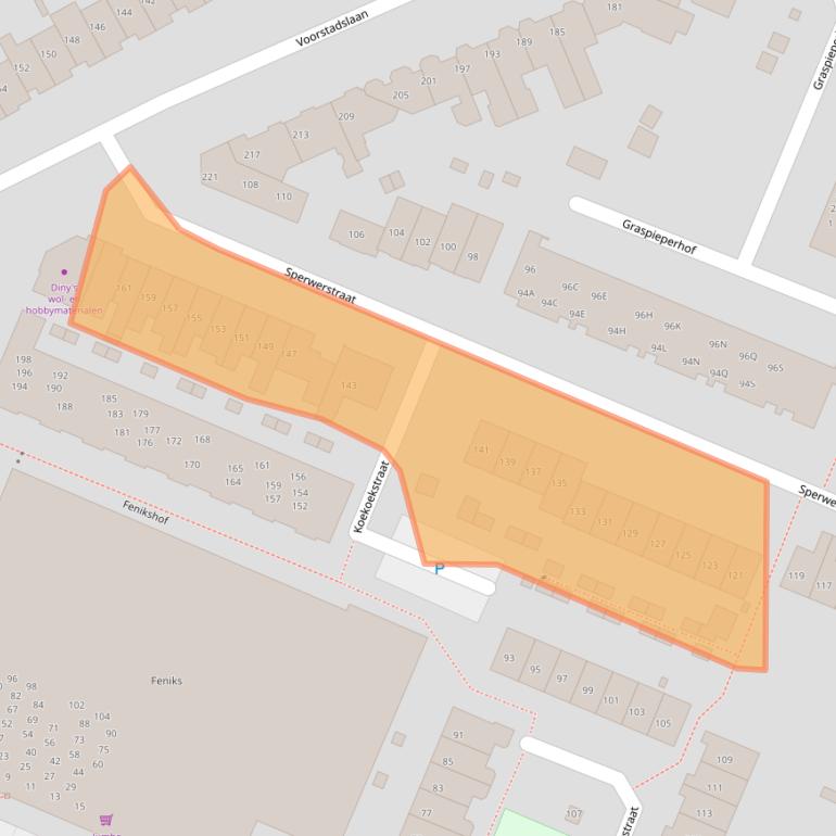 Kaart van postcodegebied 6541SC.