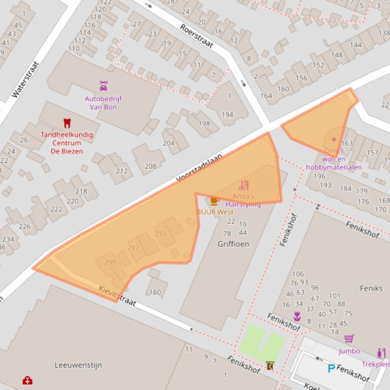 Kaart van postcodegebied 6541SP.