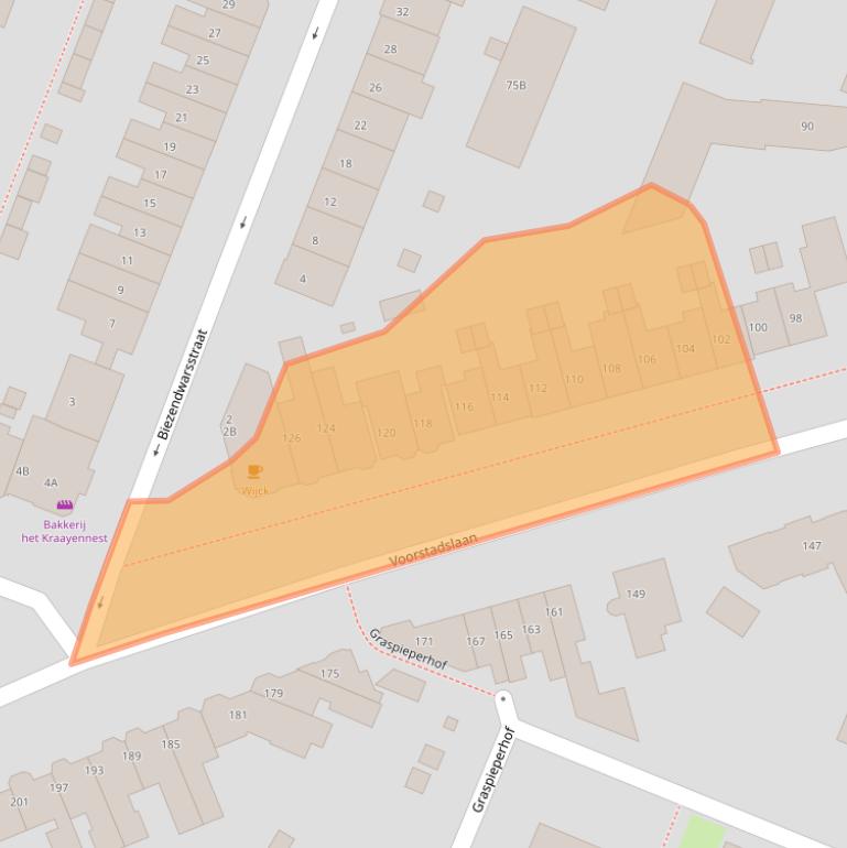 Kaart van postcodegebied 6541SV.