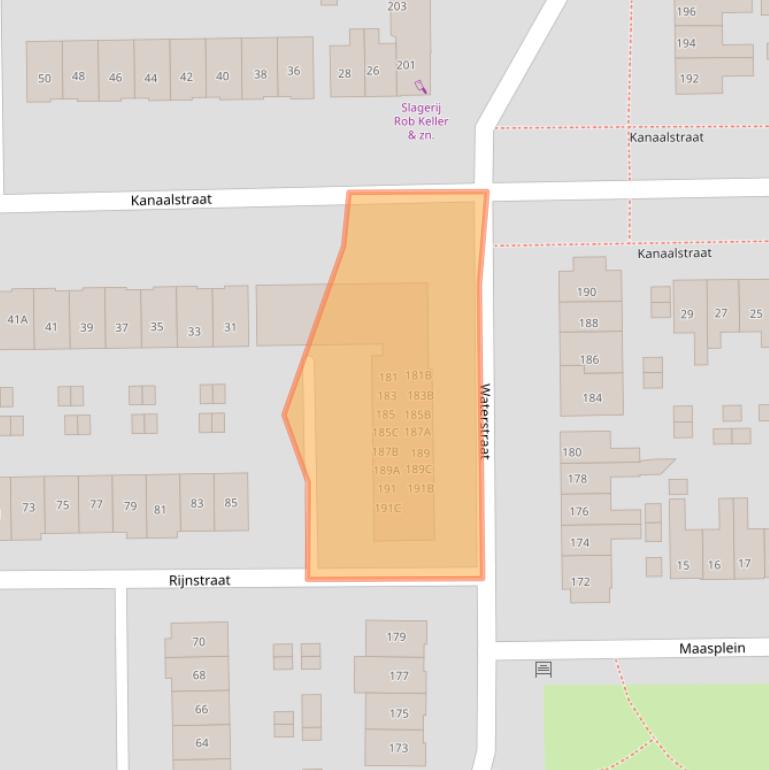 Kaart van postcodegebied 6541TH.