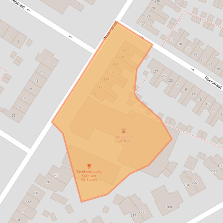 Kaart van postcodegebied 6541TL.