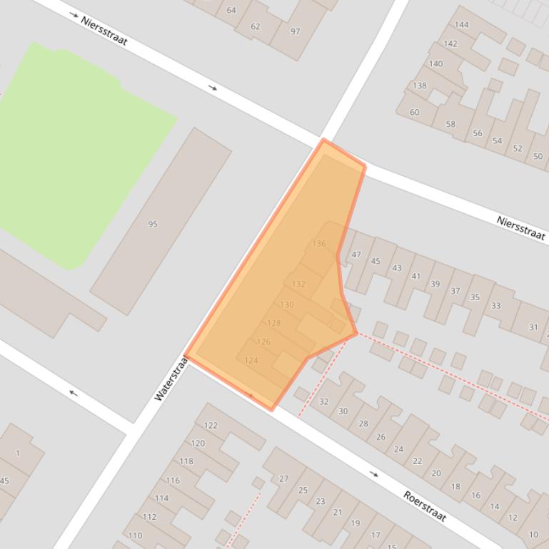 Kaart van postcodegebied 6541TM.