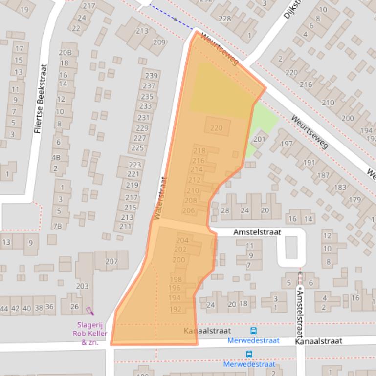 Kaart van postcodegebied 6541TS.