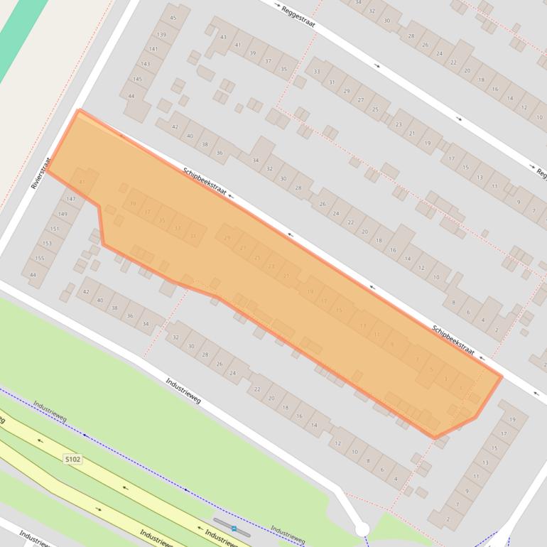 Kaart van postcodegebied 6541TX.