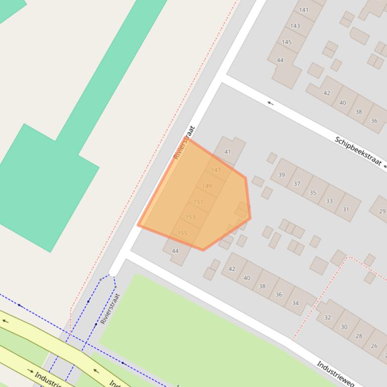 Kaart van postcodegebied 6541VN.