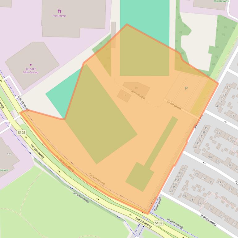 Kaart van postcodegebied 6541VP.